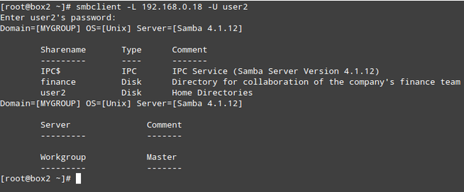 在 Linux 上挂载 Samba 共享