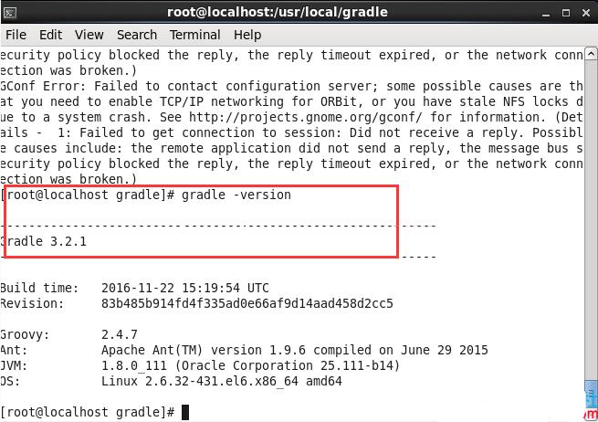 CentOS6.5安装Gradle编译环境