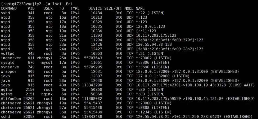 Linux程序员都应该知道的lsof 命令