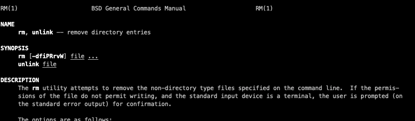 Linux常用命令解析- rm命令